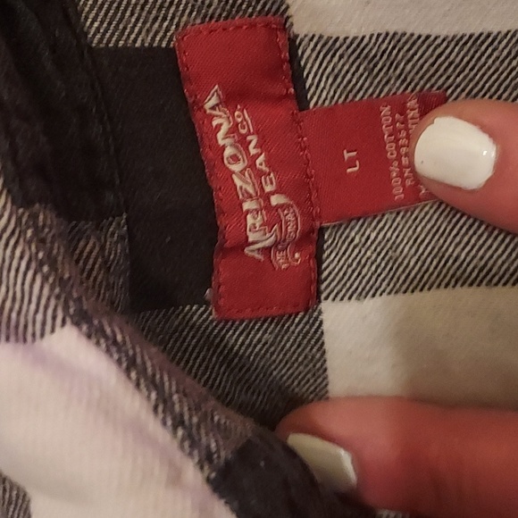 Arizona Jeans Flannel Top - Picture 3 of 6